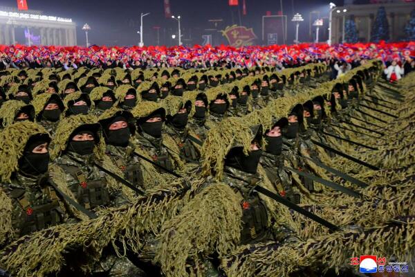 Military parade to commemorate the Ninth Congress of the ruling Workers' Party of Korea (WPK) in Pyongyang.