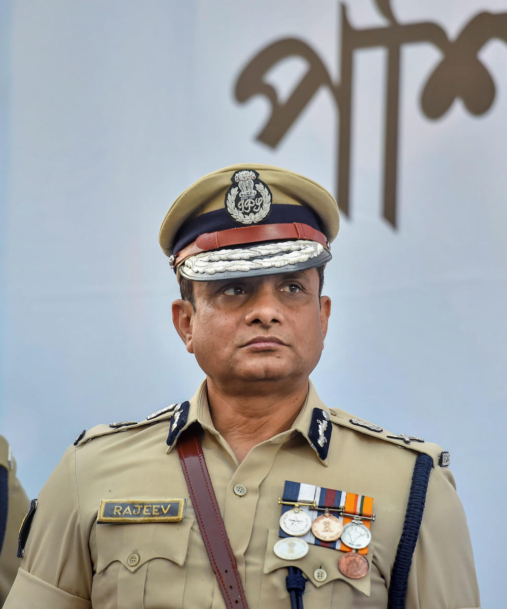 Former West Bengal police chief Rajeev Kumar