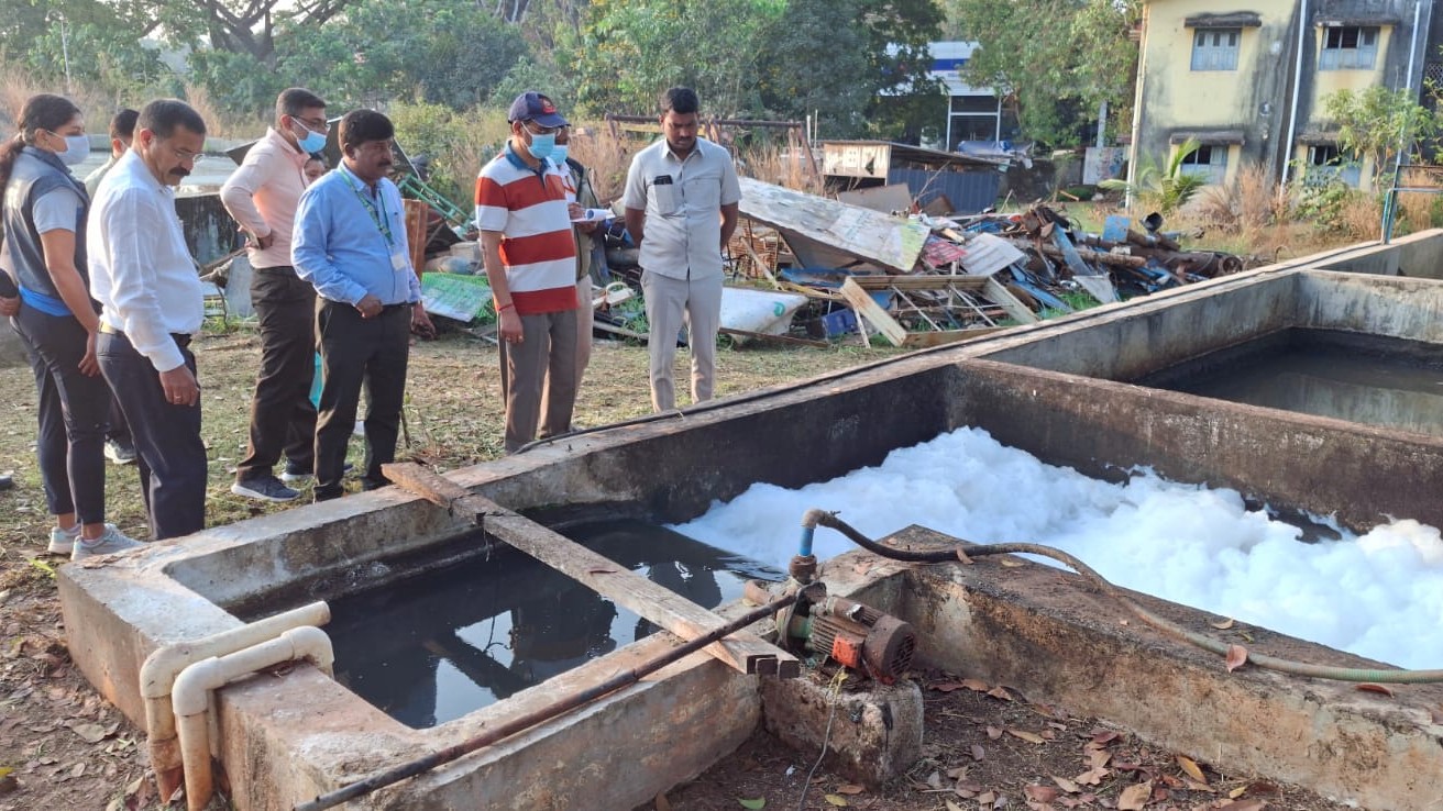 Upa Lokayukta conducts inspects STP in Udupi today, directs negligence case to be filed against KSPCB