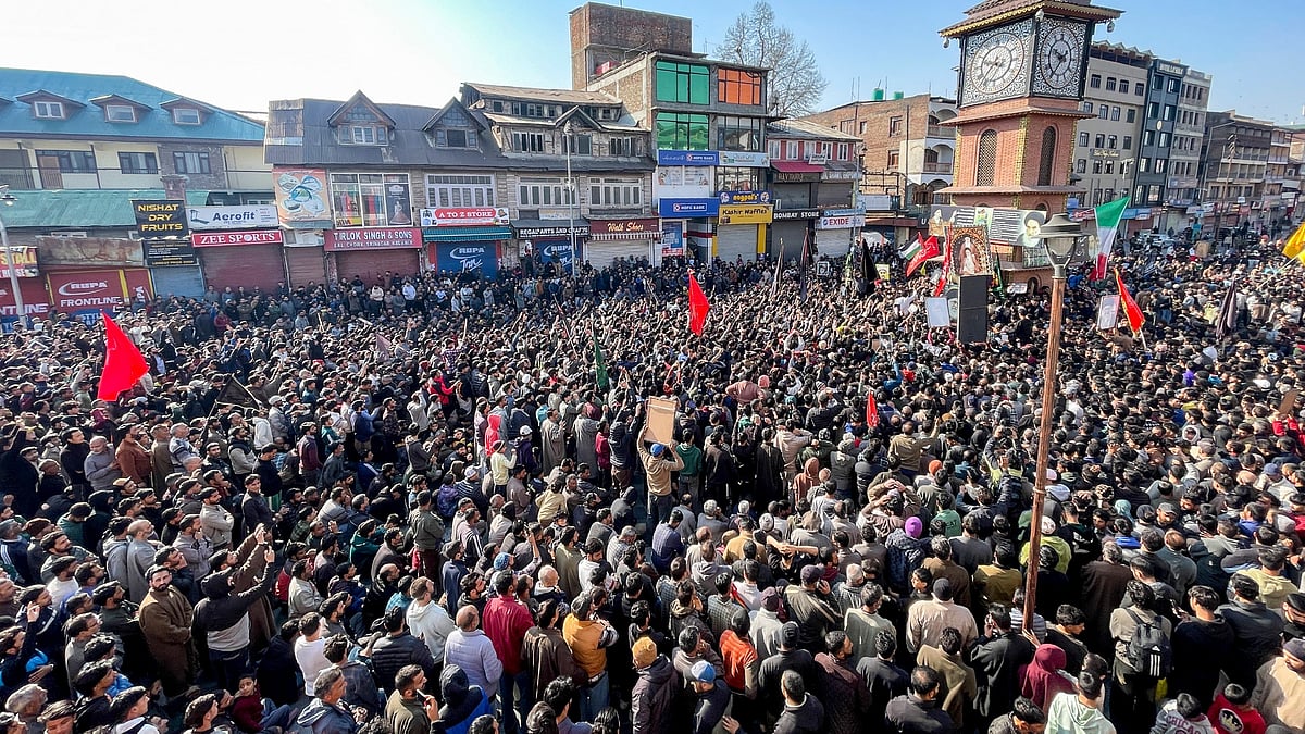 Srinagar protests: Grief after Ayatollah Ali Khamenei killing shocks Valley