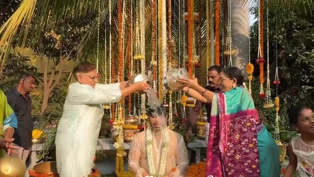 Allu Sirish’s Pelli Koduku Ceremony: A star-studded affair
