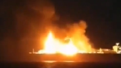 Russian gas tanker sinks near Libya after explosions, maritime authority says