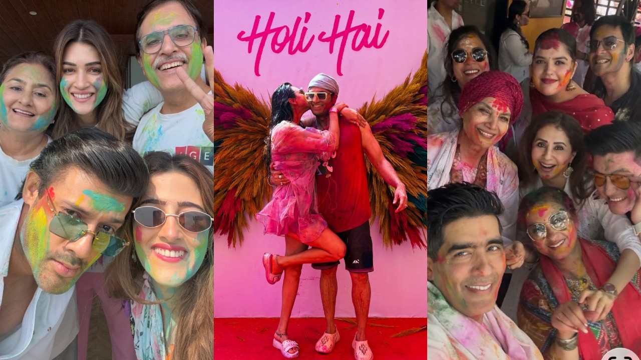 Holi 2026: Celebrities share colourful festivities and adorable family moments