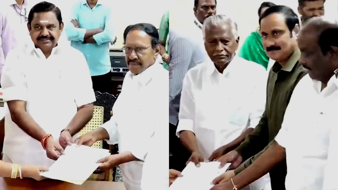 RS poll: AIADMK’s Thambidurai, PMK Anbumani file nominations