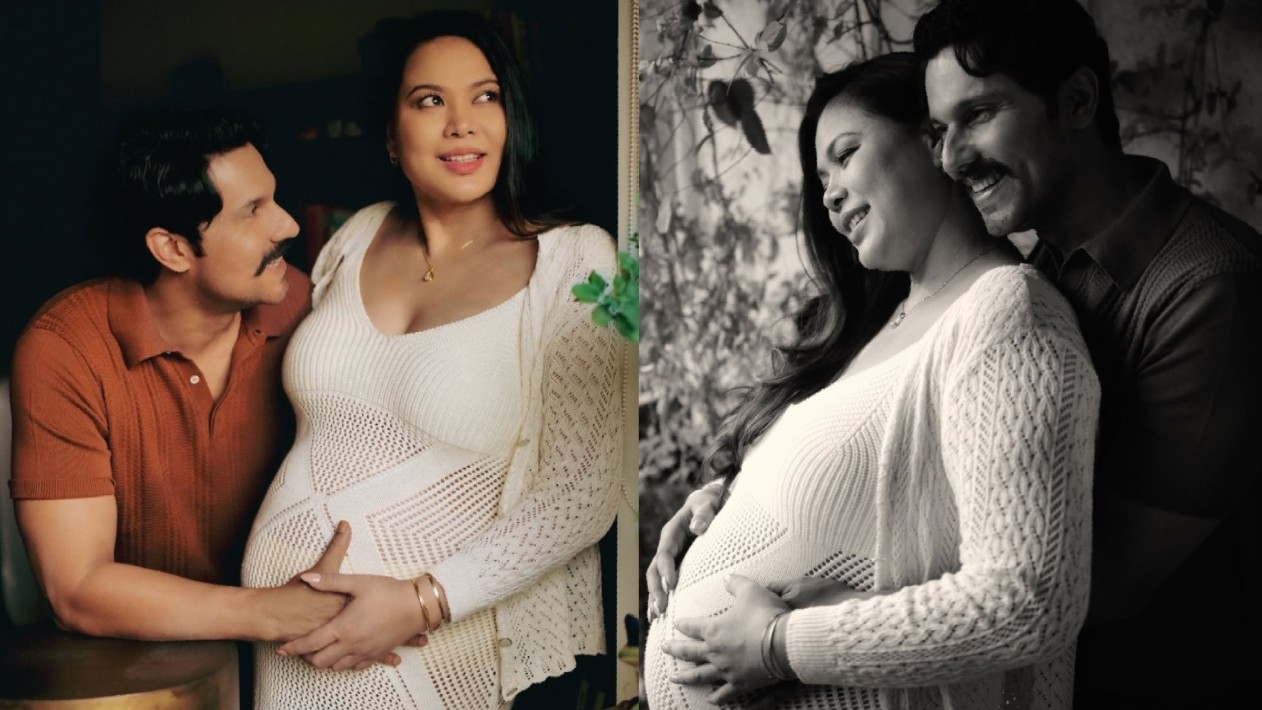 Randeep Hooda and Lin Laishram's sweet maternity photoshoot steals hearts