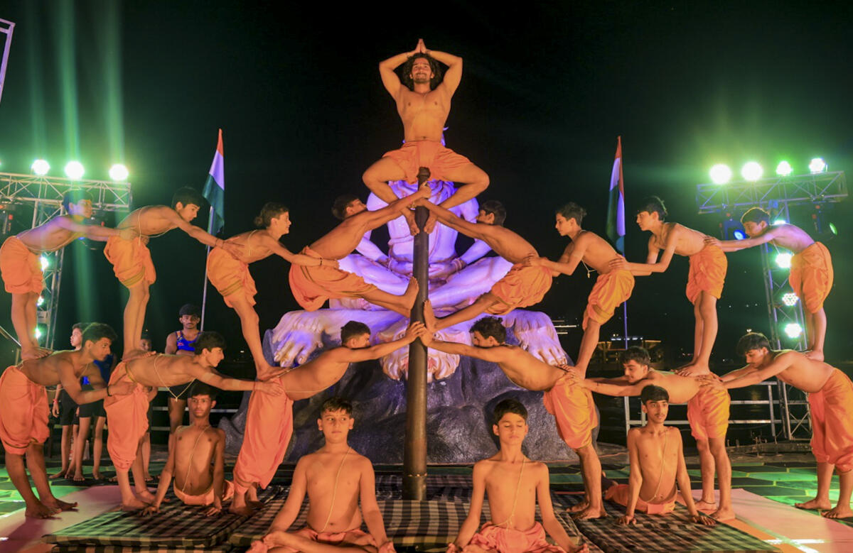 International Yoga Festival kicks off in Rishikesh.