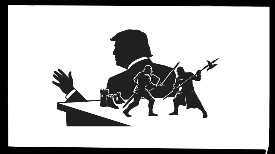 Political choice framed as civilisational clash