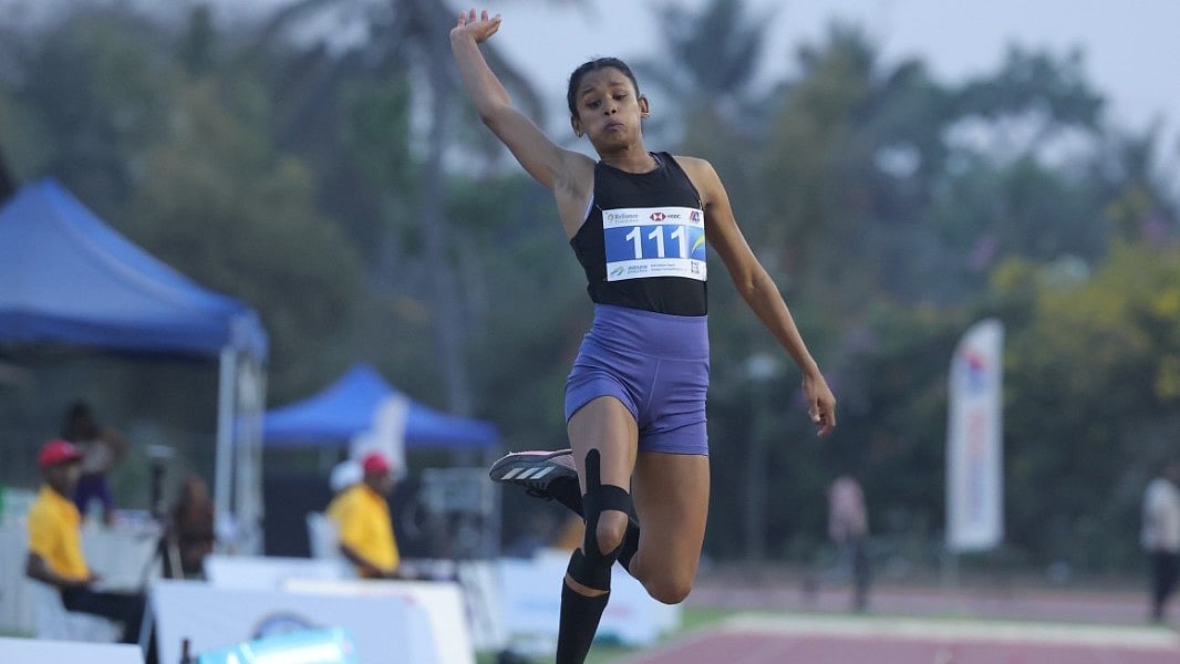 Karnataka's Purushotham and Lakshadweep's Mubassina Triumph at India Open Jump Competition