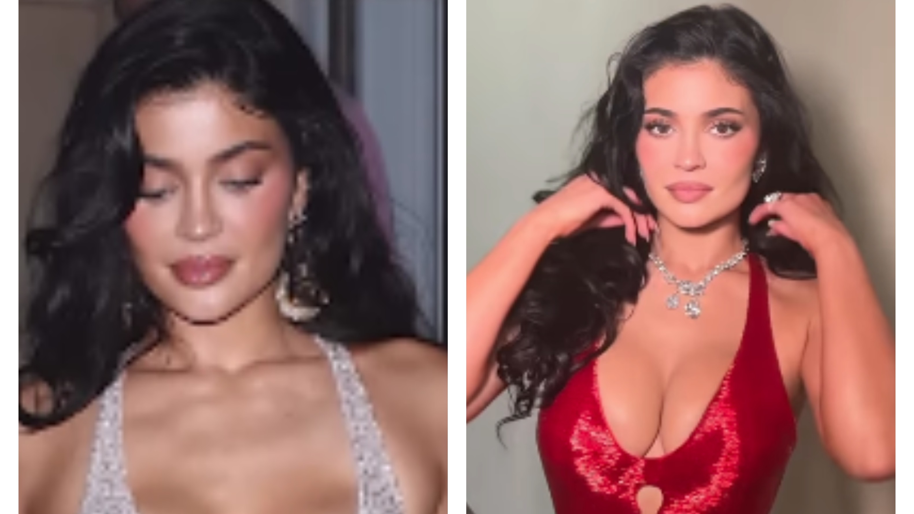 Kylie Jenner repeats silver Schiaparelli gown for Oscars 2026, this time in red