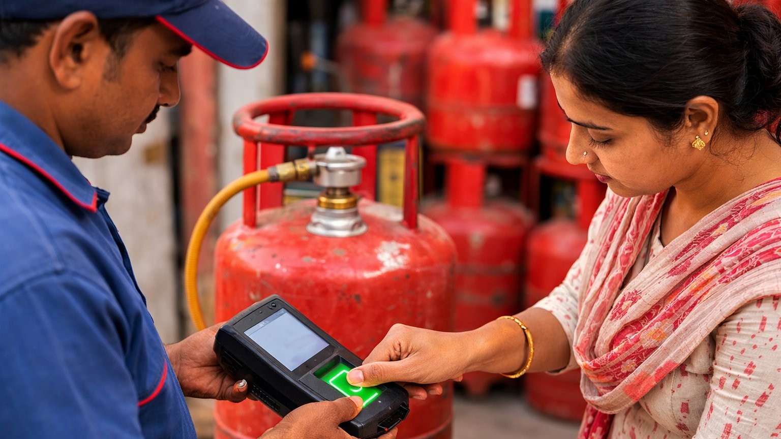 Amid supply shortage, govt makes biometric authentication mandatory for all domestic LPG consumers