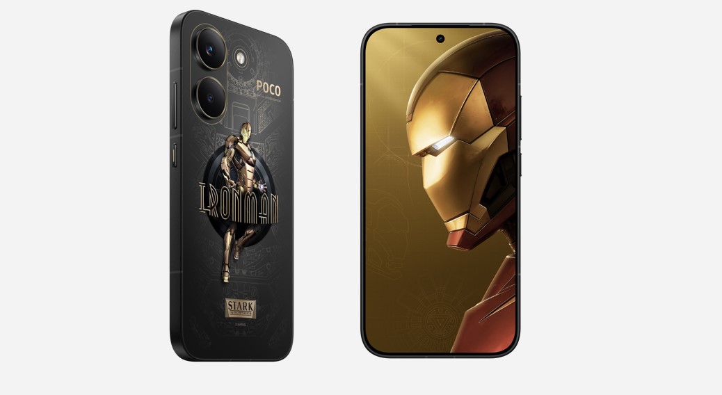 Poco X8 Pro Iron Man Edition.