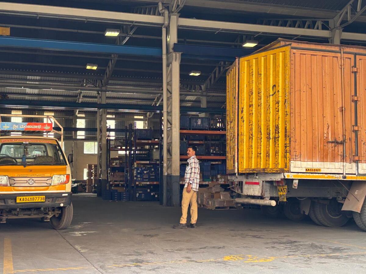 Batch of components waiting to be exported are still in the factory floor. 