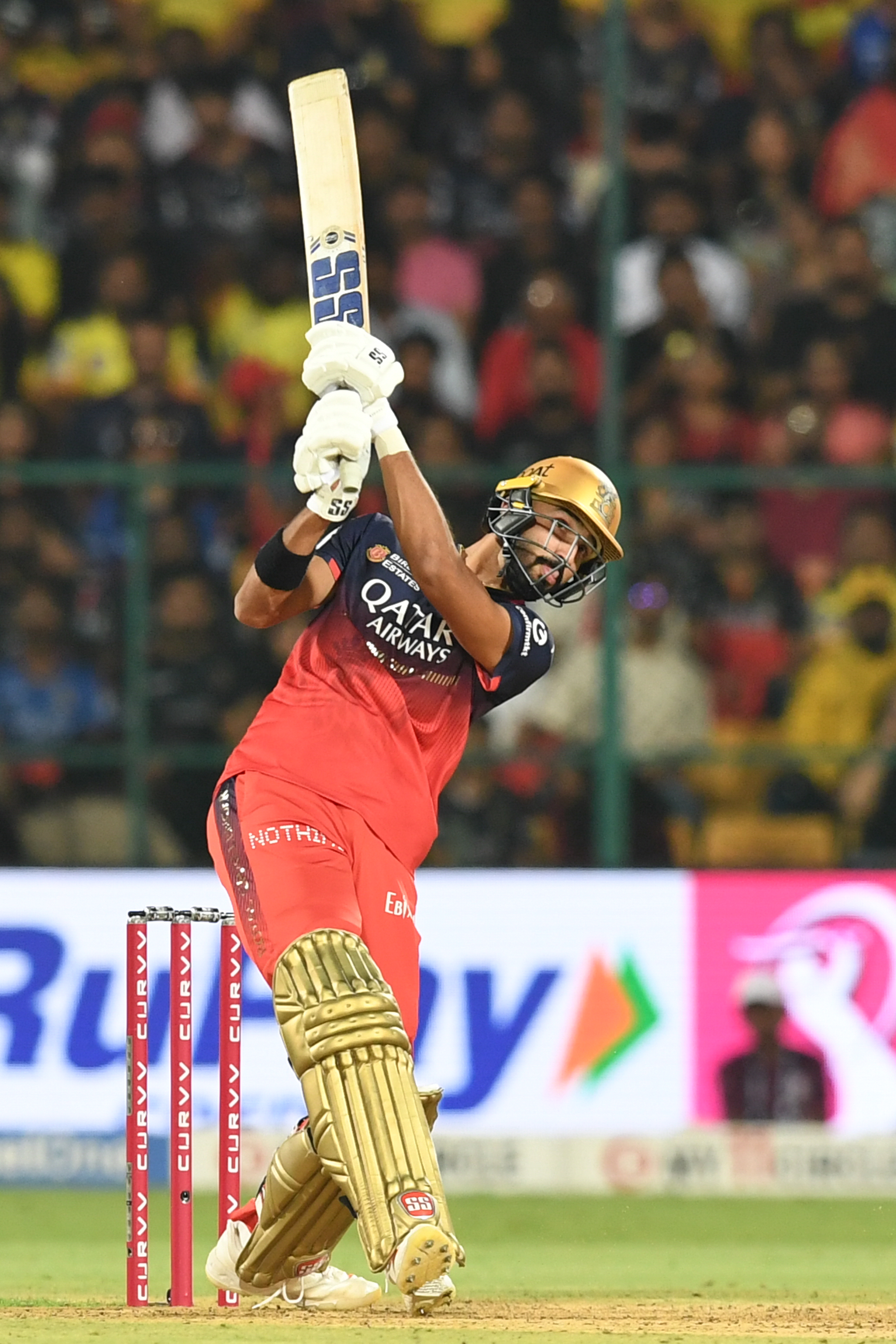 Devdutt Padikkal of RCB player in action against CSK in Royal Challengers Bengaluru (RCB) vs Chennai Super Kings (CSK) IPL Cricket match in M Chinnaswamy stadium in Bengaluru on Saturday 03rd May 2025. 