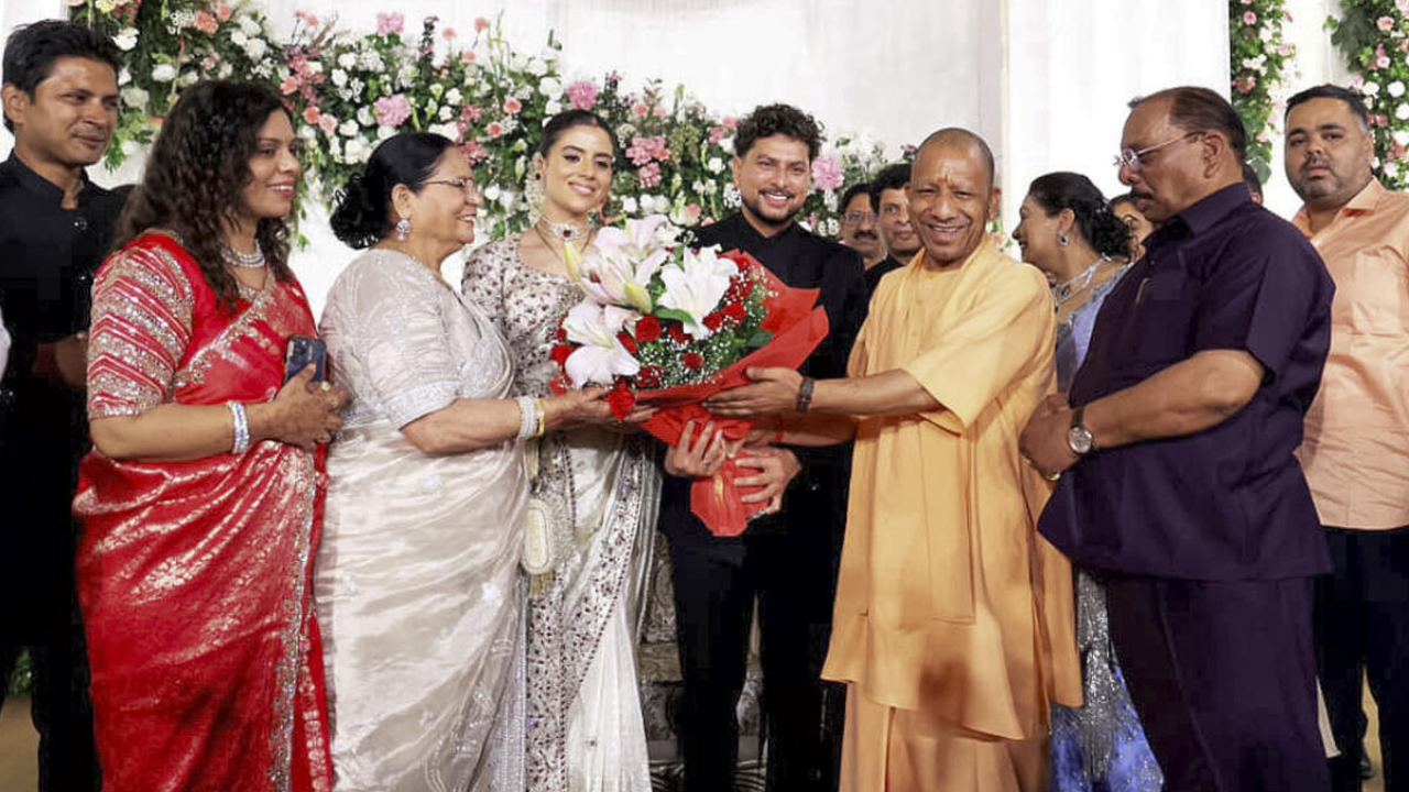 Kuldeep Yadav wedding reception: Yogi Adityanath, Shikhar Dhawan among star-studded guest list