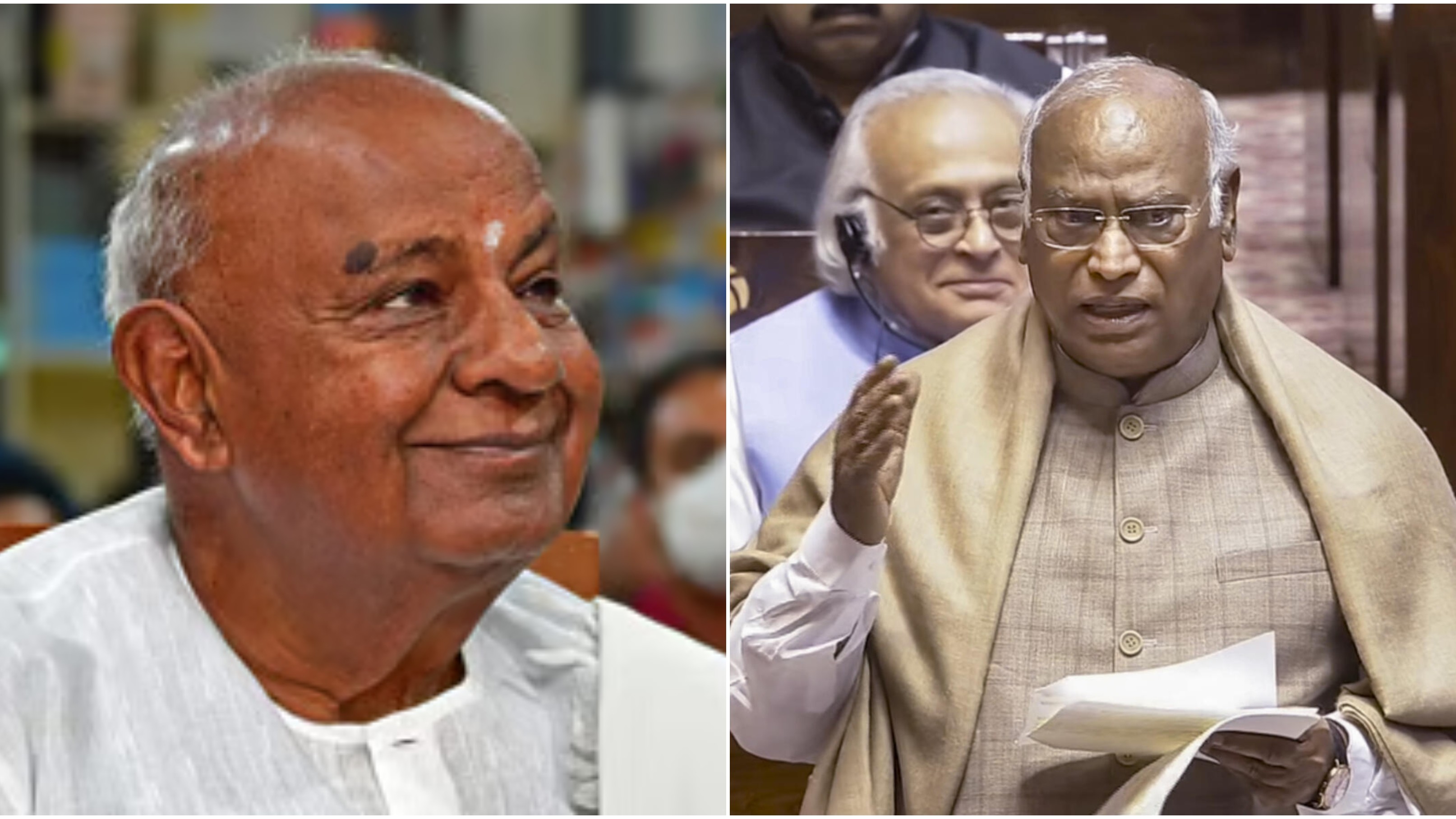 'Loved us, married BJP': Mallikarjun Kharge's dig at former PM Deve Gowda