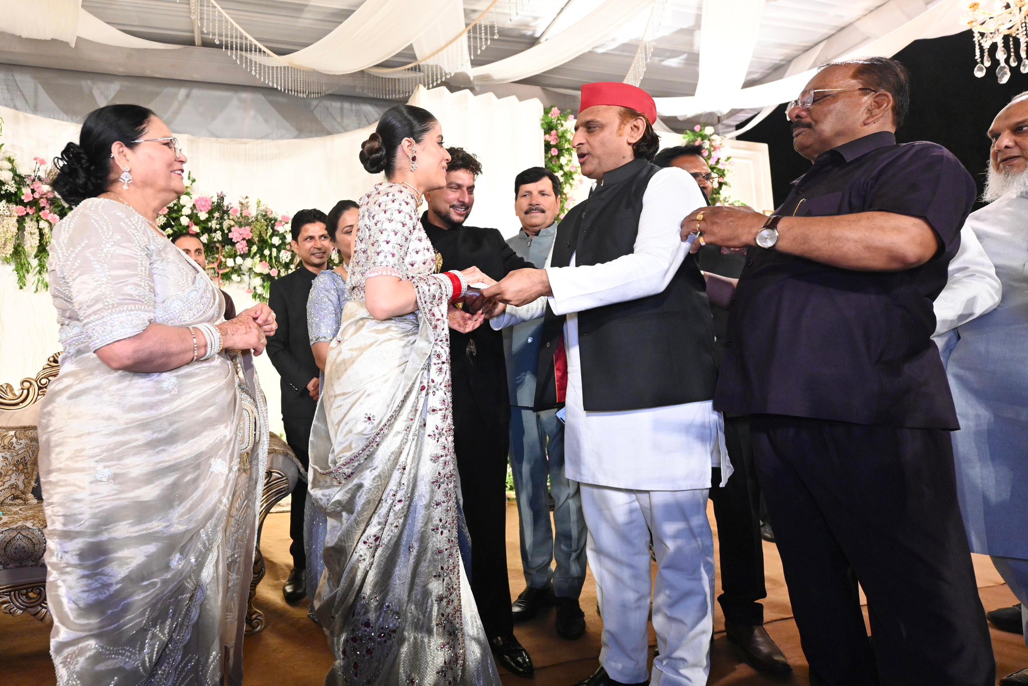 The evening was attended by Uttar Pradesh Chief Minister Yogi Adityanath, SP president Akhilesh Yadav, India coach Gautam Gambhir, among other dignitaries.