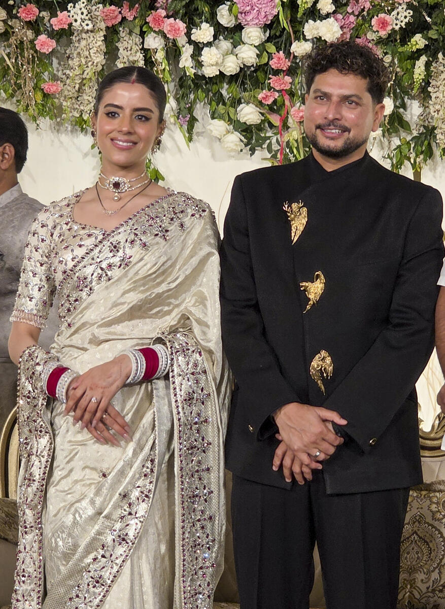 India player Kuldeep Yadav, the 31-year-old wristspinner, married his childhood friend, Vanshika Chadha, in an intimate ceremony in Mussoorie, Uttarakhand, on March 14.