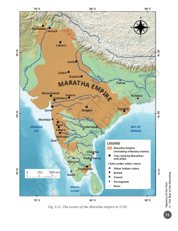 The now-withdrawn map from NCERT’s Class 8 Social Science textbook