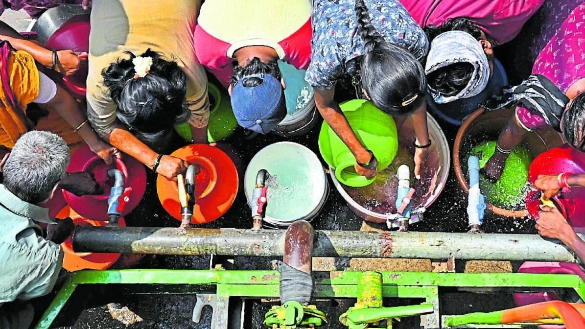 Access to water does not assure quality