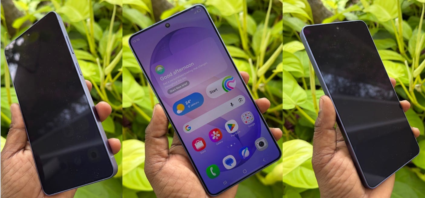 Samsung Galaxy S26 Ultra with 'Privacy Display' feature on.