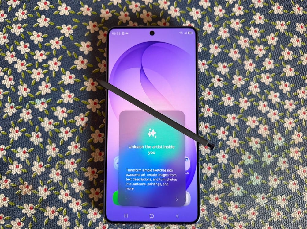 Samsung Galaxy S26 Ultra supports Creative AI studio app.