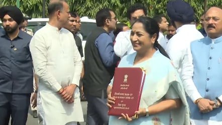 Watch: CM Rekha Gupta presents Delhi govt's Rs 1,03,700 crore budget for 2026-27