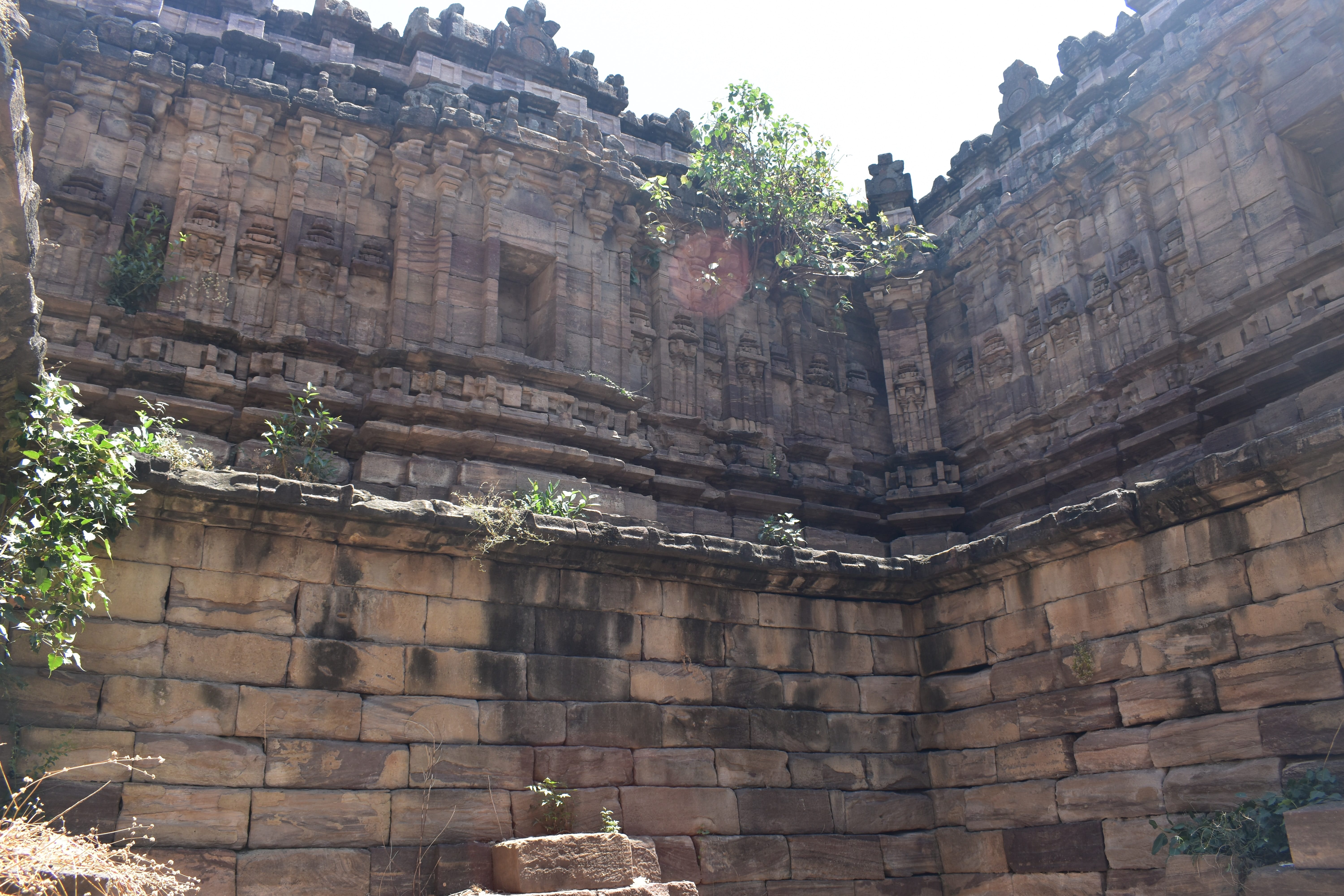The inner walls of the Nagakunda at Sudi in Gadag district are treated like the outer walls of a Vesara temple. Photo by Srikumar M Menon 