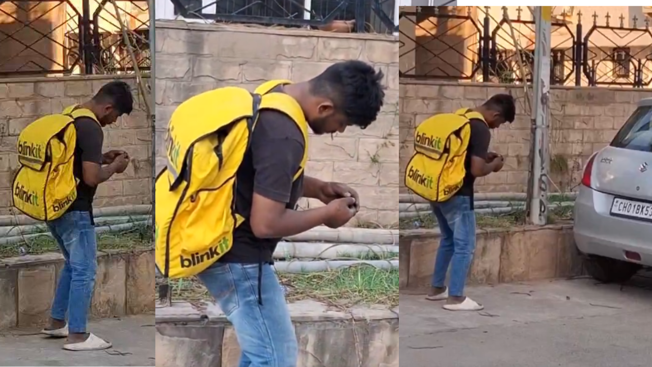'Udta Punjab?': Blinkit delivery boy's 'intoxicated' 2-hr-long stand outside building raises questions on drug abuse in Chandigarh