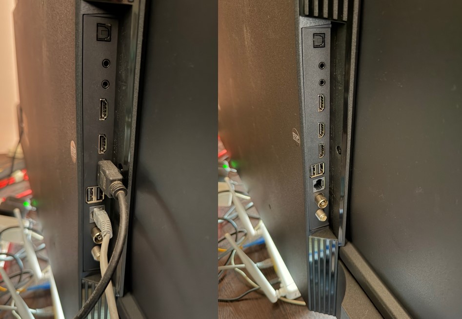 Connectivity options on Xiaomi QLED X Pro 75.