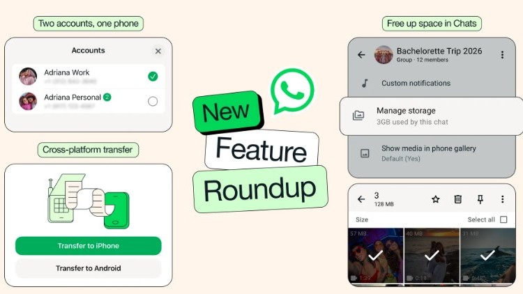 WhatsApp gets several new features including AI Writing Help, dual account for iPhone, new options to clear storage and more.