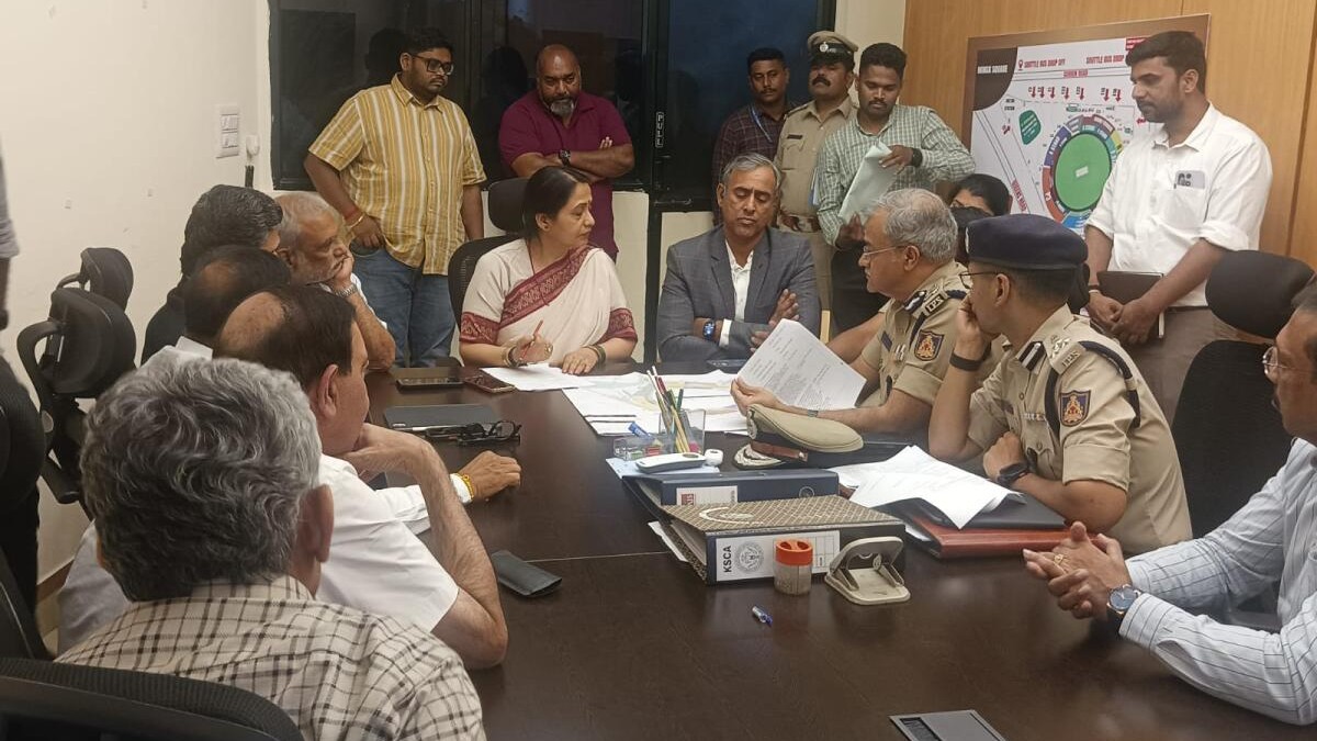 Karnataka chief secy reviews security ahead of IPL opener at Chinnaswamy Stadium