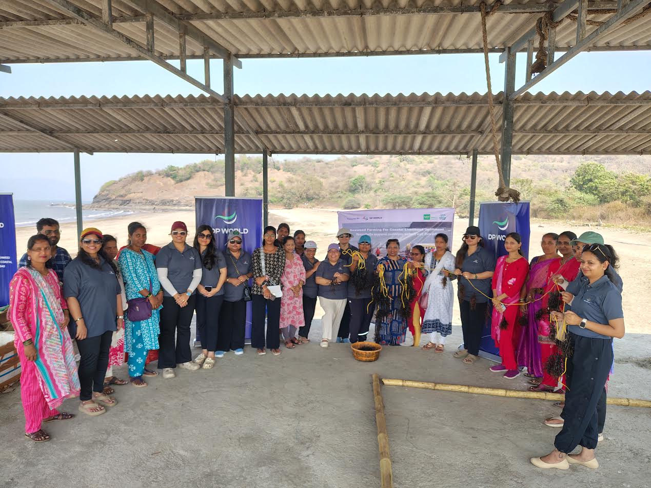 Representatives of DP World’s Shipping Solutions AMEA and the fishing community.