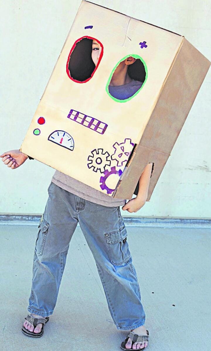 Robot costume.