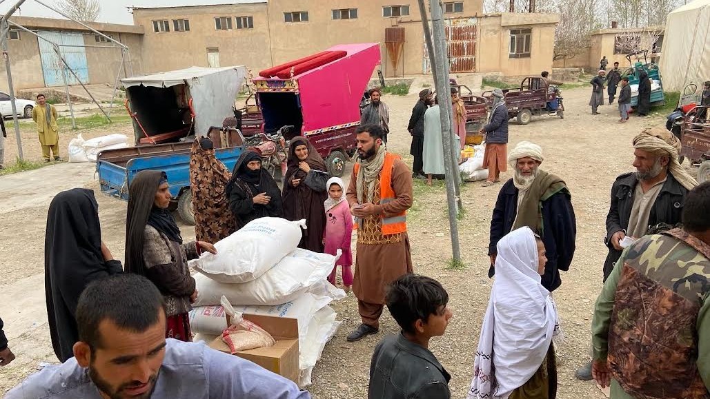 An Afghanistani neighbourhood. 