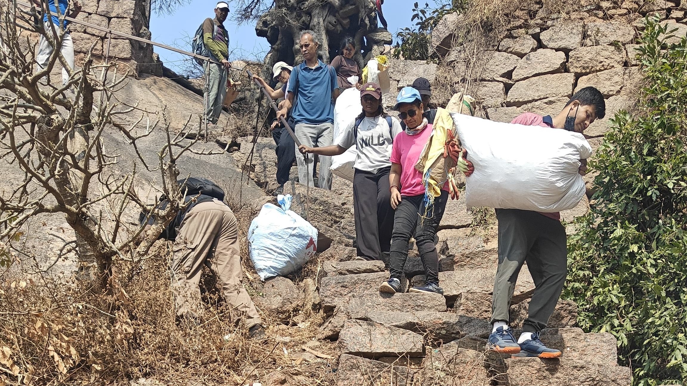 Five Bengaluru groups clearing trash from popular trails