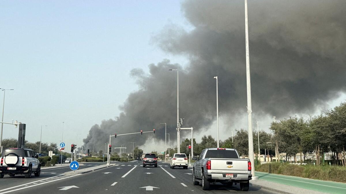 Fires in Abu Dhabi's KEZAD area after missile intercepted, authorities say