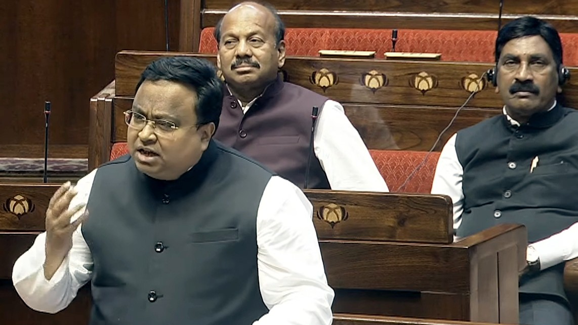 BJD MPs stage walkout in Rajya Sabha over Nishikant Dubey's remarks on Biju Patnaik