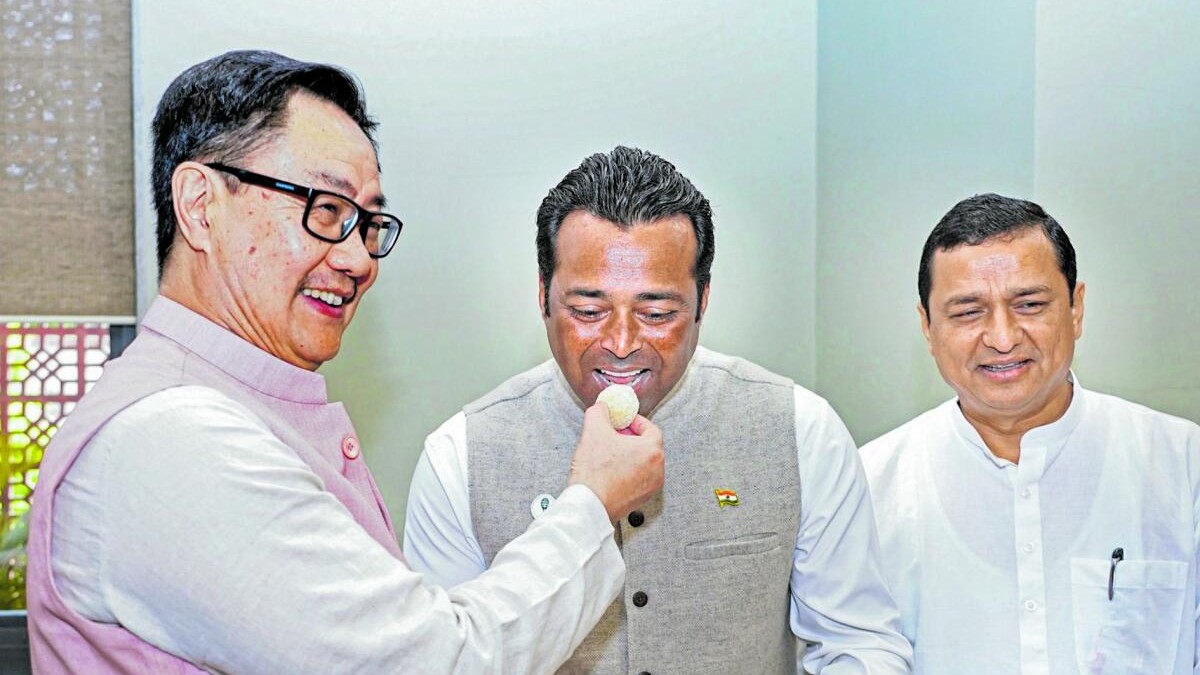 From tennis court to politics: Leander Paes joins BJP