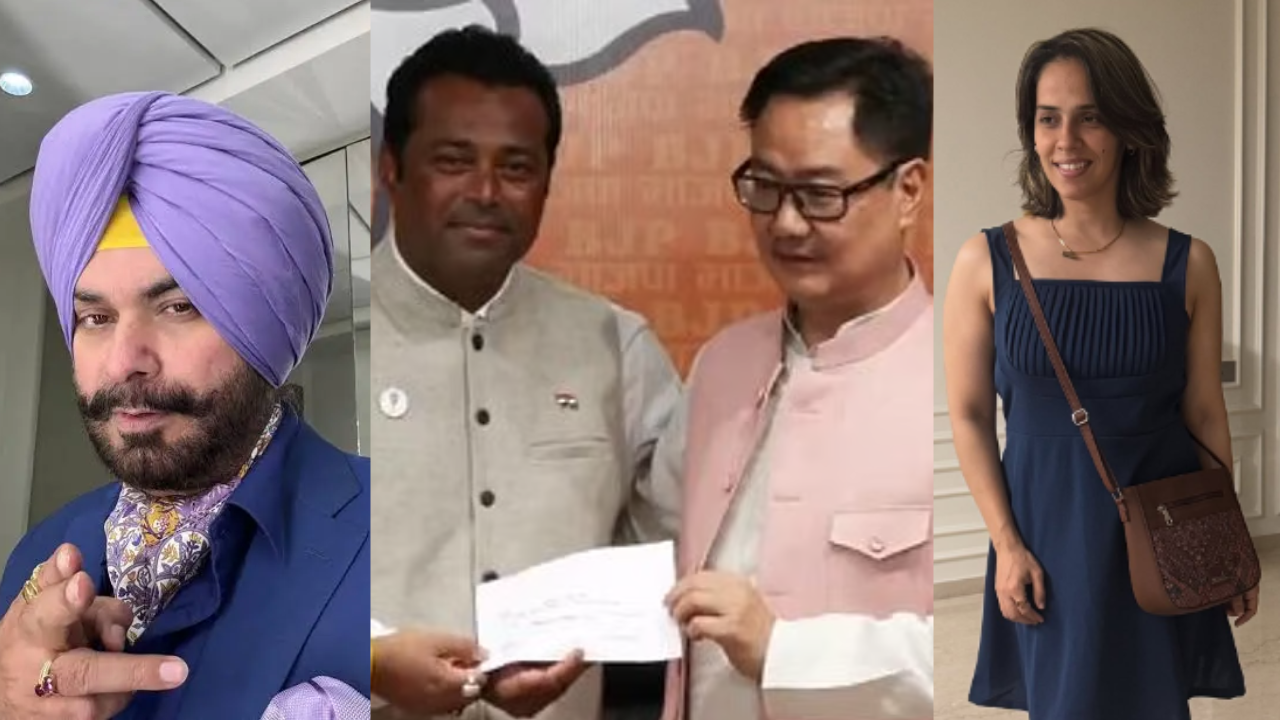From Leander Paes to Navjot Singh Sidhu: Sportspersons' brush with politics in India