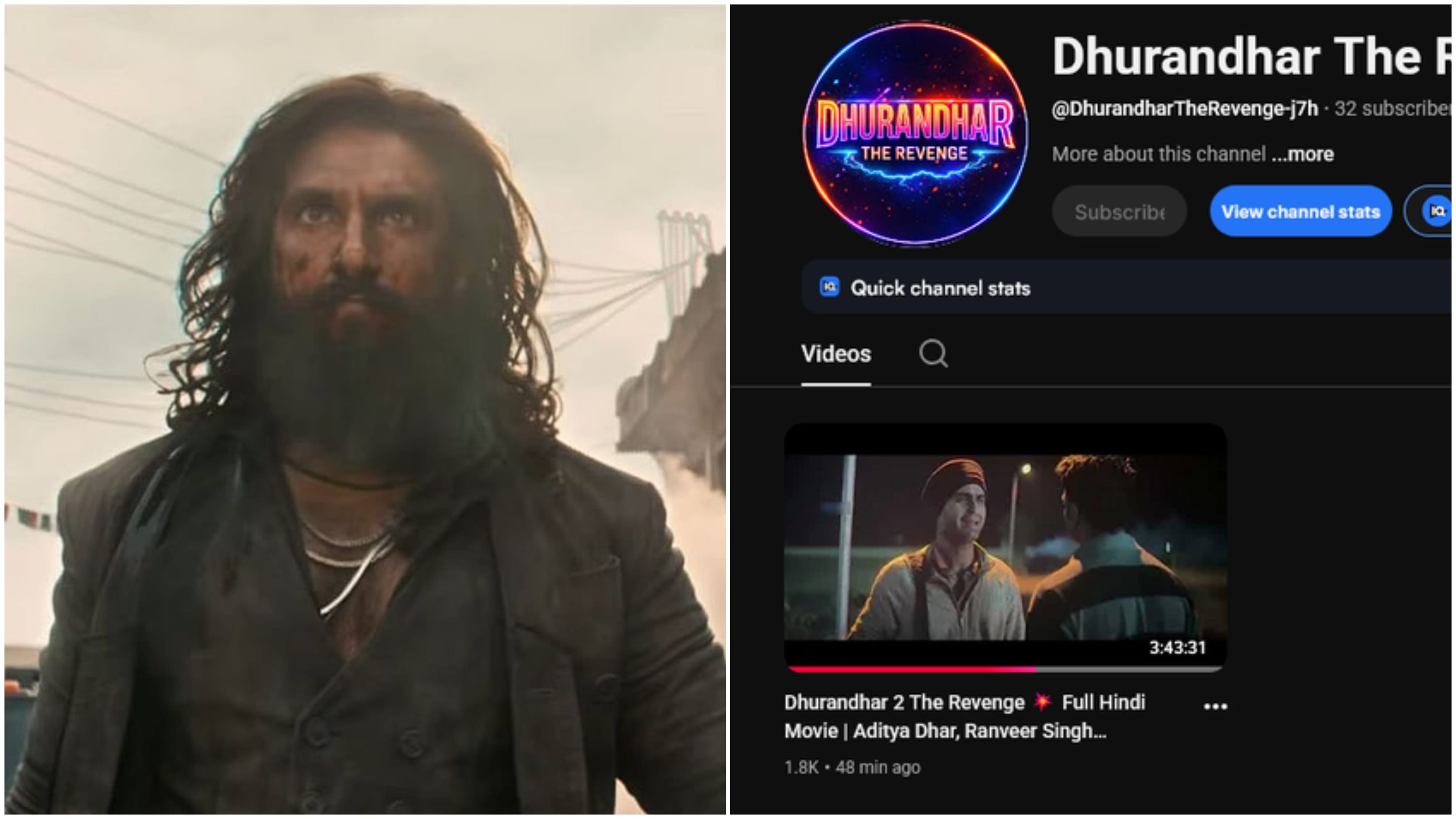 'Dhurandhar: The Revenge' leaked on YouTube, link removed after fans alert makers of unauthorised upload