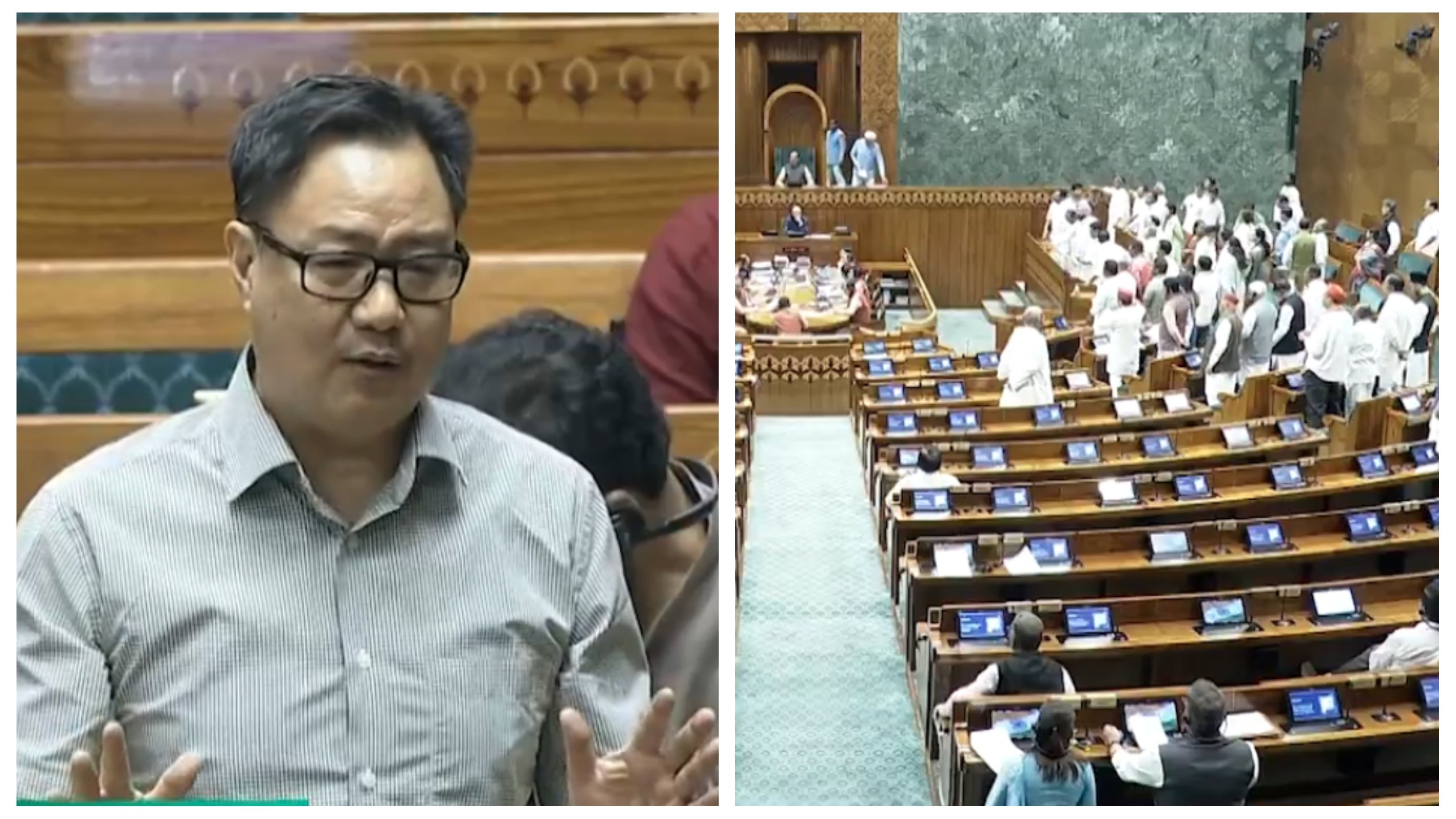 FCRA bill put off till Kerala polls?: No discussion in Lok Sabha on amendments, says Kiren Rijiju amid Opposition protest