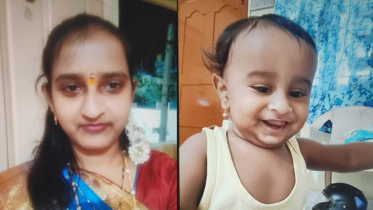 Prathibha Wali and her son Agastya, residents of Byaraveshwaranagar on Nagarabhavi Main road