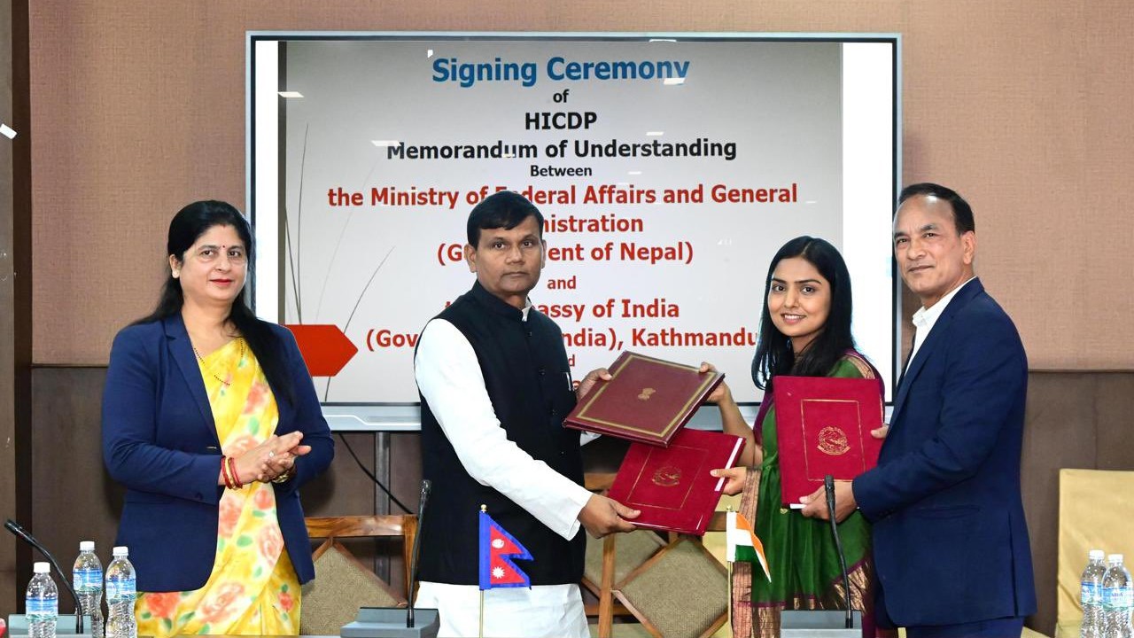 India, Nepal sign MoU for 7 projects under Rs 4.7 million grant assistance
