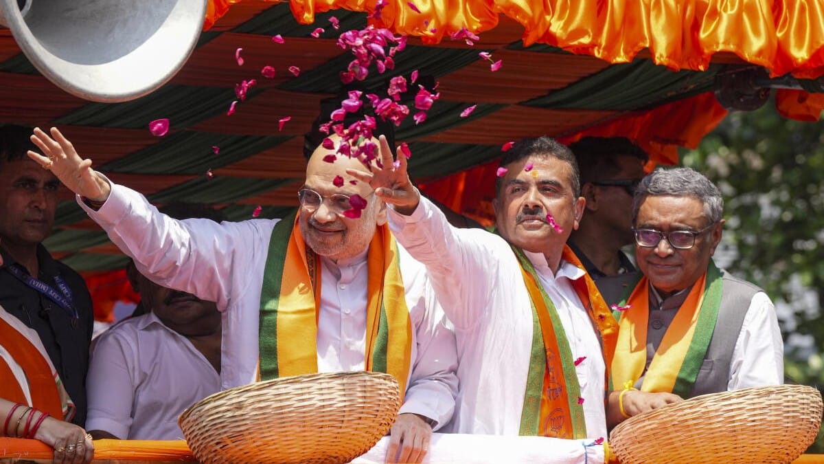 West Bengal Elections 2026 | BJP show of strength at Suvendu’s Bhabanipur nomination; face-off with TMC workers near CM’s home
