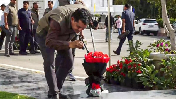 Delhi Assembly security breach | Three held for ramming car inside premises, placing bouquet outside Speaker's office