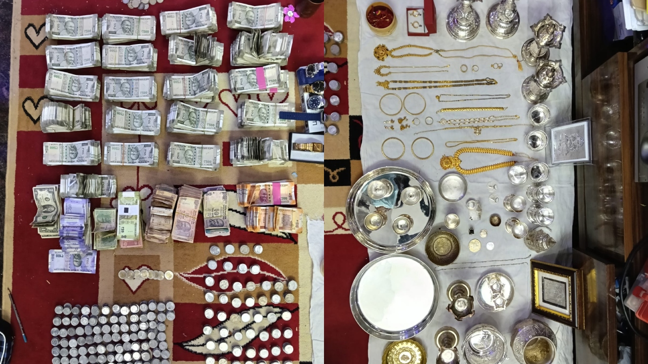 Lokayukta conduct raids on properties linked to Asst Drug Controller, seizes assets worth Rs 3.37 crore