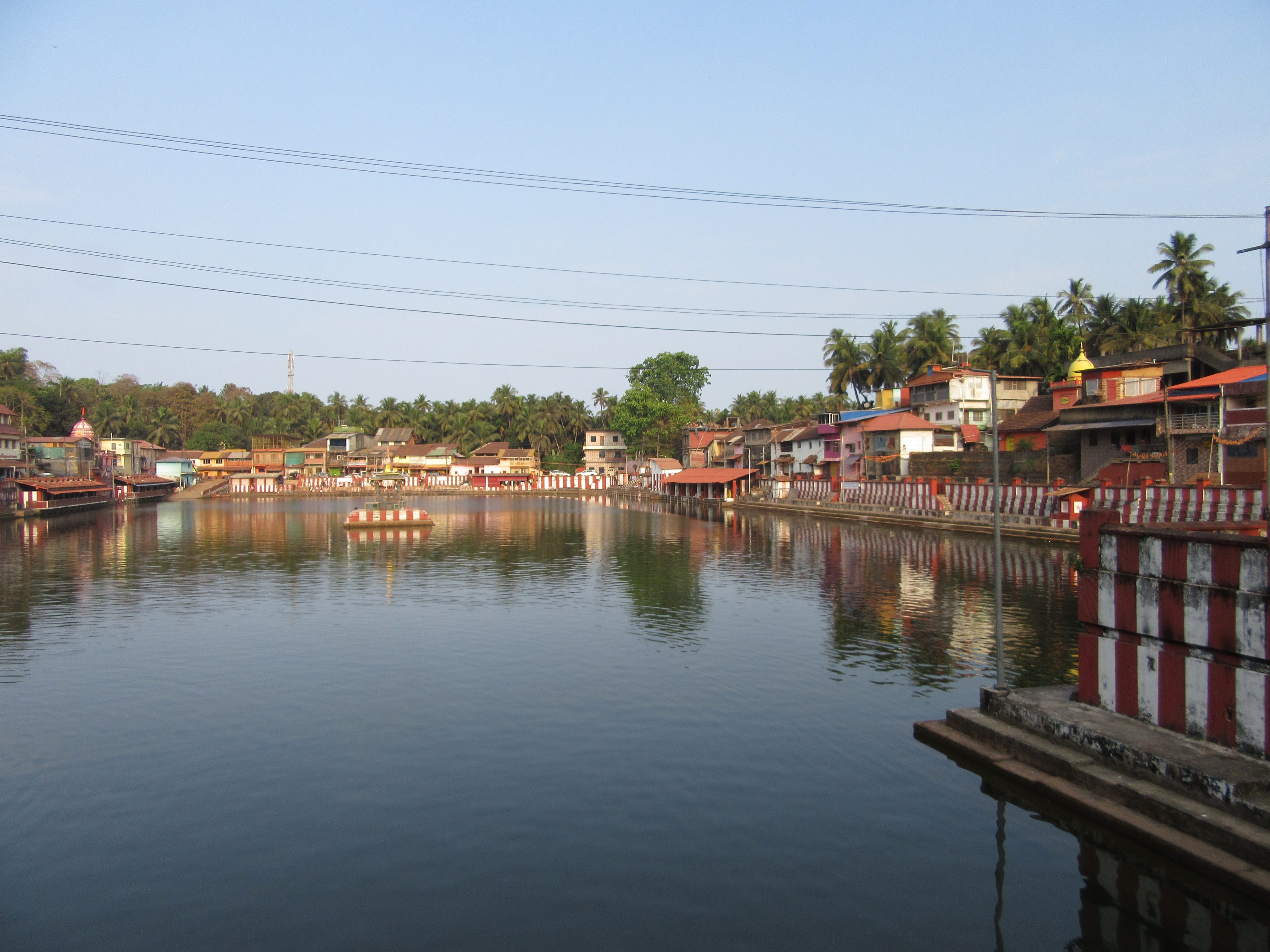Koti Teertha a vast temple tank in Gokarna is bordered by many temples. Photo by Priyan Naik