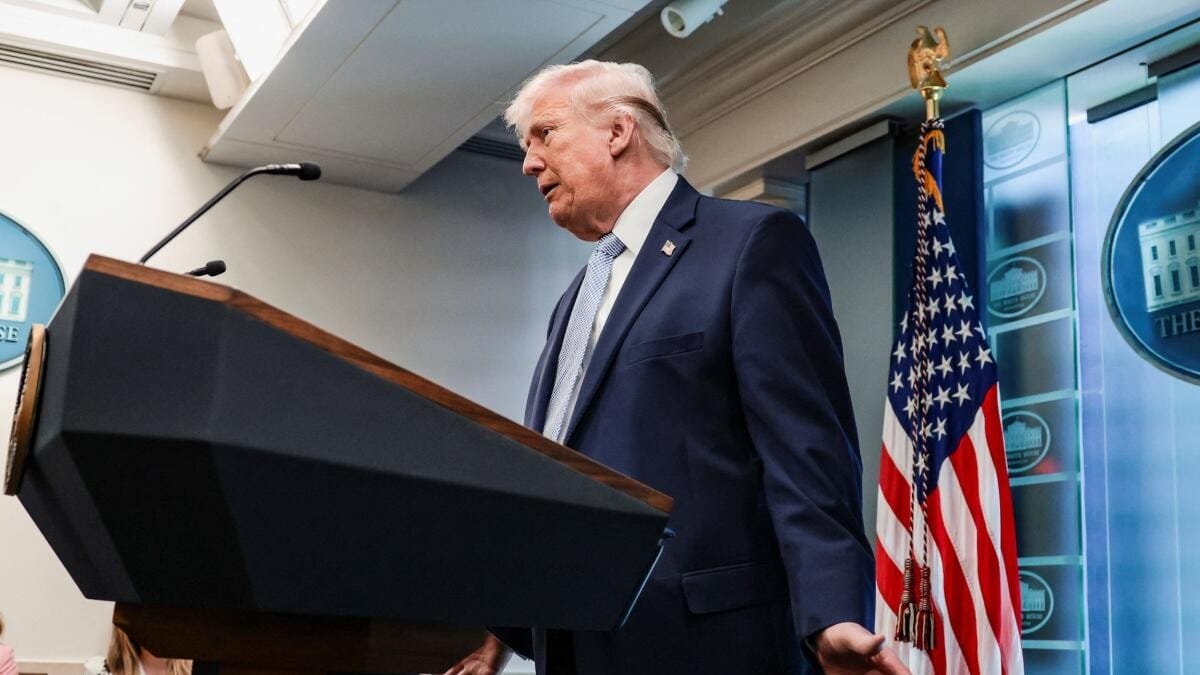 US President Donald Trump