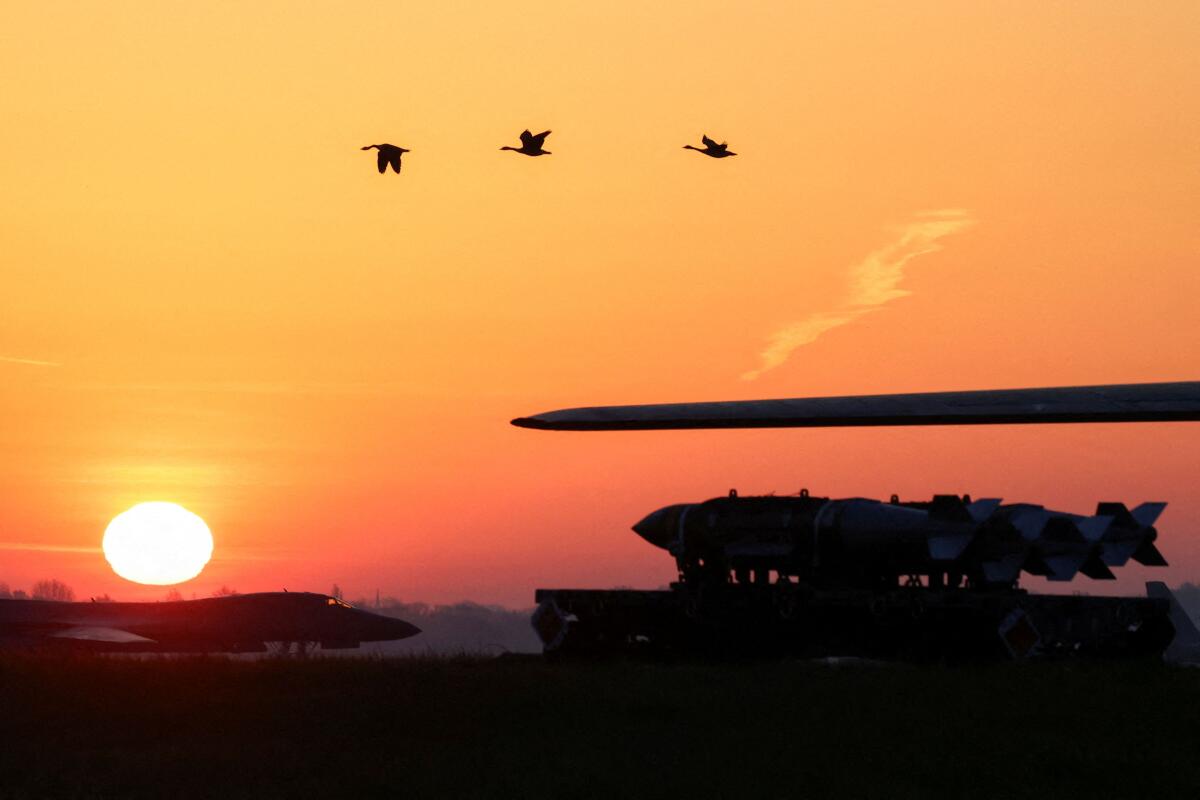 RAF Fairford air base after a two-week ceasefire in the Iran war was announced.