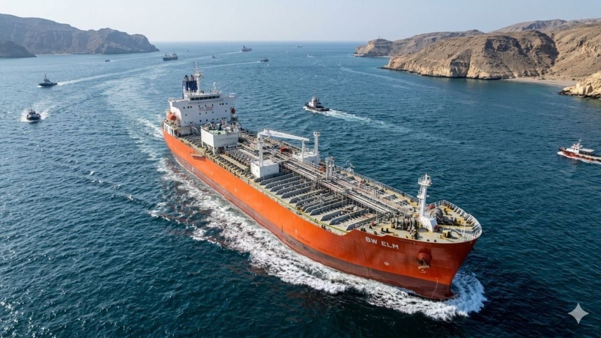 India-flagged ship crosses Strait of Hormuz after US-Iran ceasefire